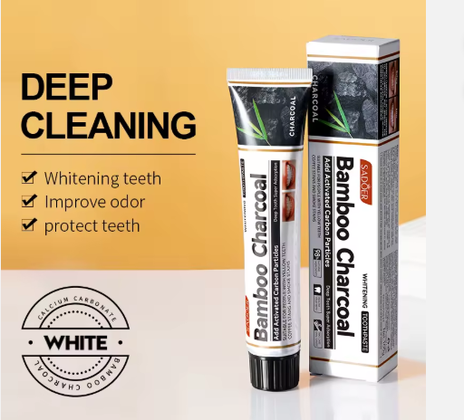 SADOER Bamboo Charcoal Whitening Toothpaste