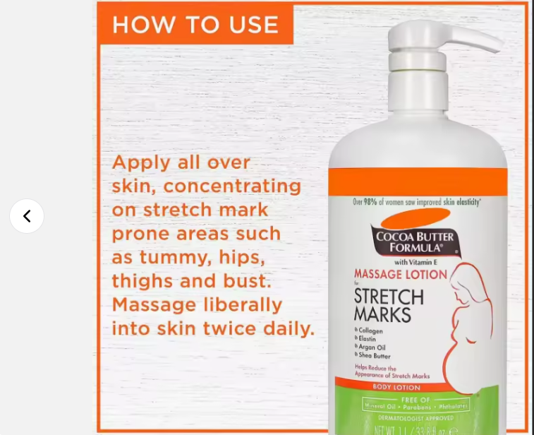Disaar Cocoa Butter Stretch Mark Lotion