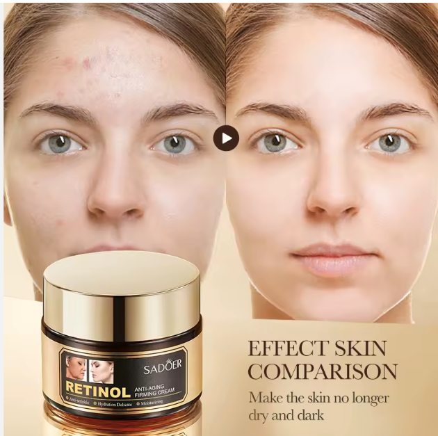 SADOER Retinol Anti-Aging Firming Face Cream Nourishing Hydrating Moisturizer for Fine Lines & Elasticity HYDRATION SMOOTH SKIN