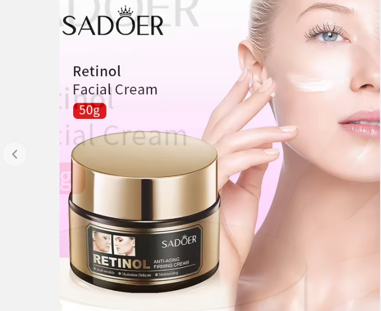 SADOER Retinol Anti-Aging Firming Face Cream Nourishing Hydrating Moisturizer for Fine Lines & Elasticity HYDRATION SMOOTH SKIN