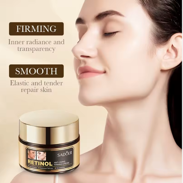 SADOER Retinol Anti-Aging Firming Face Cream Nourishing Hydrating Moisturizer for Fine Lines & Elasticity HYDRATION SMOOTH SKIN