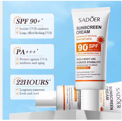 Sadoer 90+SPF Sunscreen Cream