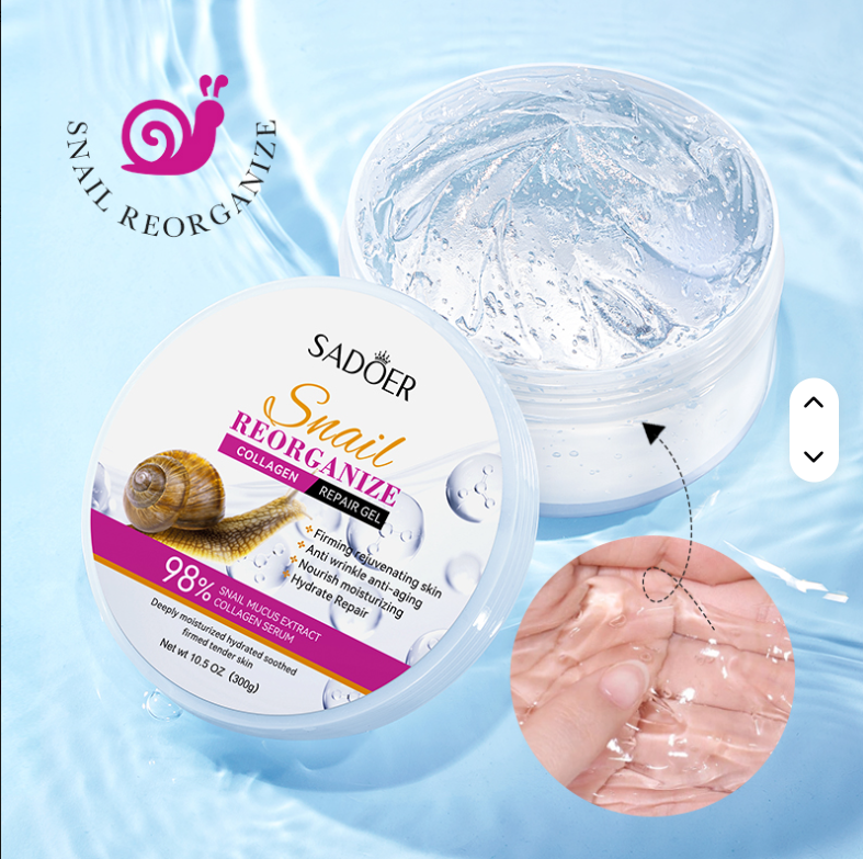 SADOER Snail Reorganize Collagen Repair Gel – Deep Hydration & Skin Repair